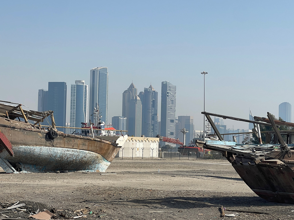 Abu Dhabi depuis Mina Zayed, @Manuel Benchetrit, 2022