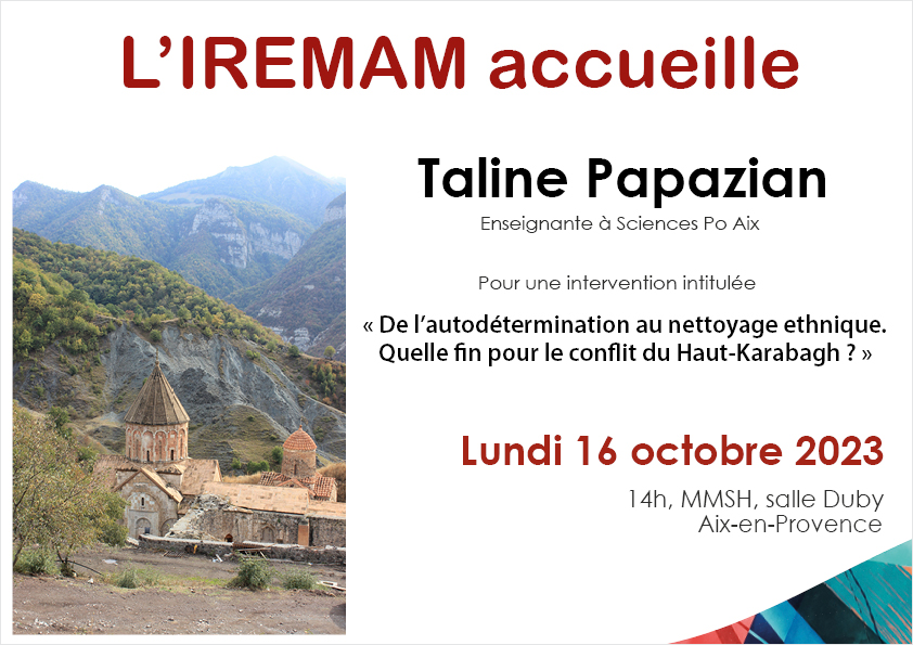 Flyer-L'IREMAM-accueille-Taline-Papazian