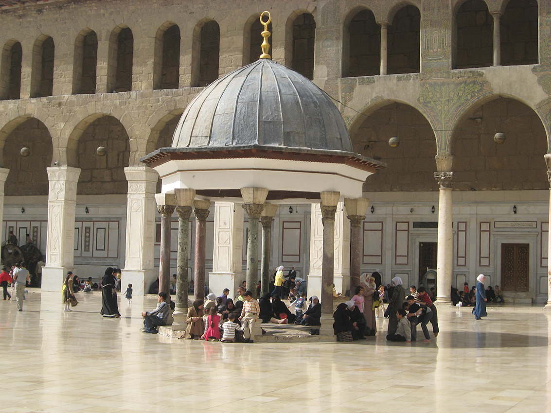 Photo : mosquée des Omeyyades, 2009 @ Myriam Catusse