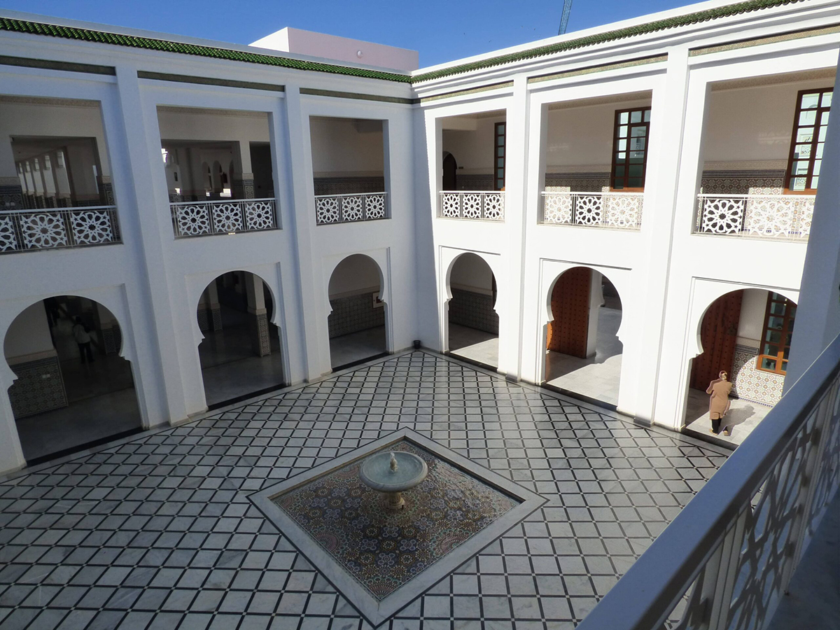 Photo @ Institut Mohammed VI de formation des imams mourchidines et mourchidates de Rabat