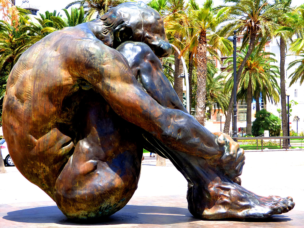 Statue to remember terrorism Zulo Cartagena Spain @ leshainesimages on Flickr