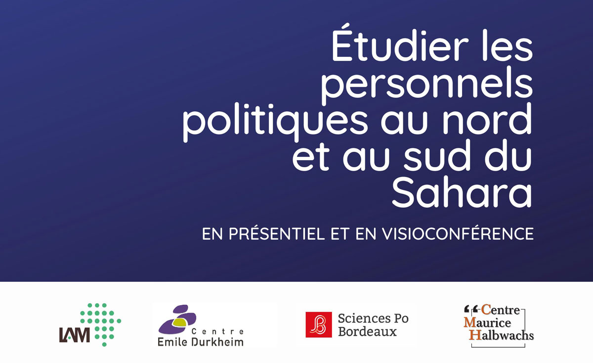 affiche Étudier les personnels politiques au nord et au sud du Sahara